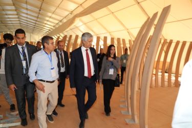 M. Mohammed Sadiki s’informe, à Meknès, de l’état d’avancement des travaux d’aménagement du site de la 15ème édition du Salon international de l’Agriculture au Maroc (SIAM)